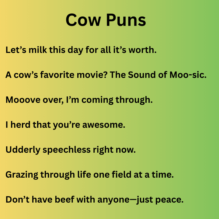 Cow Puns
