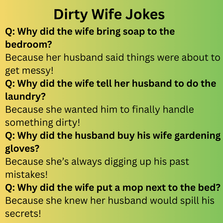 Dirty Wife Jokes (1)
