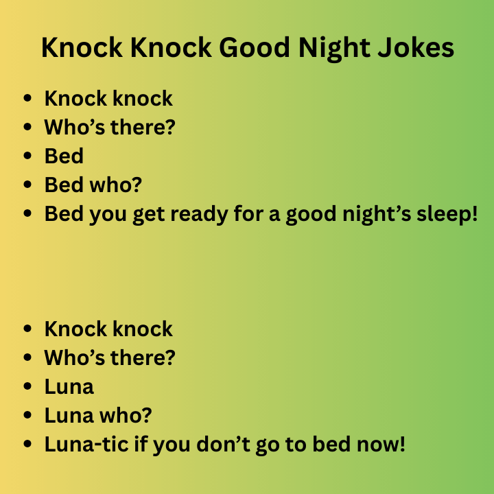 KNOCK KNOCK JOKES