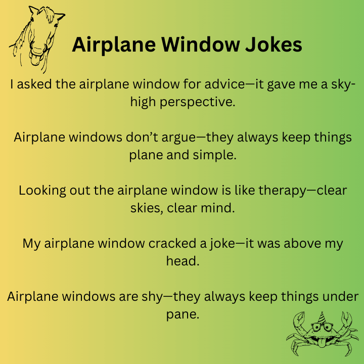 Airplane Window Jokes