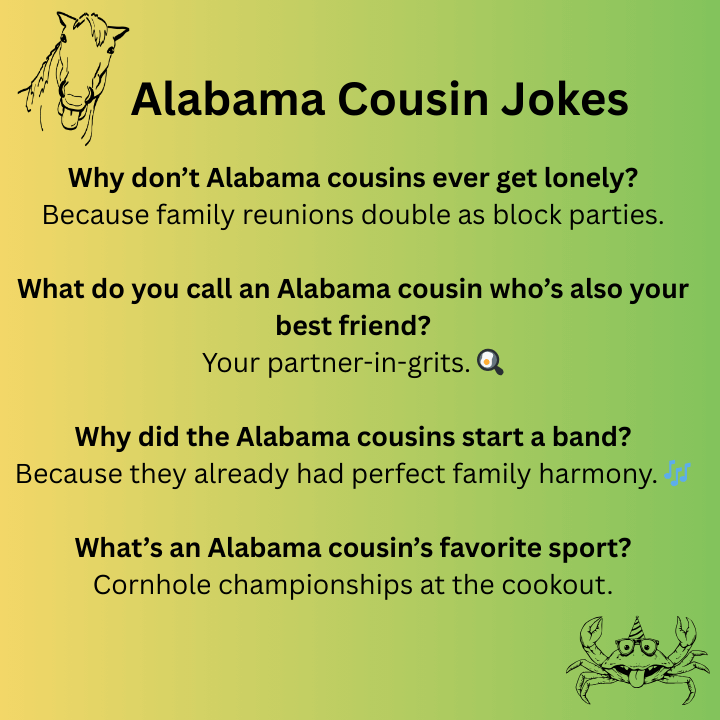 Alabama Cousin Jokes