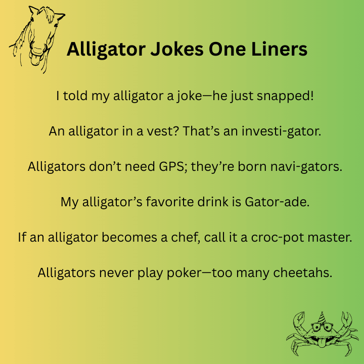 Alligator Jokes One Liners 