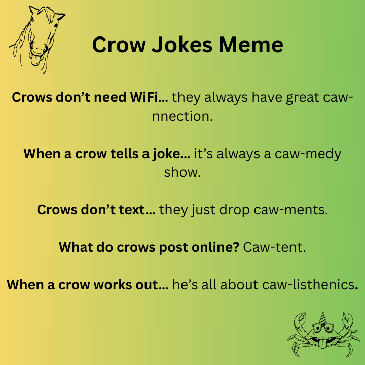 Crow Jokes Meme
