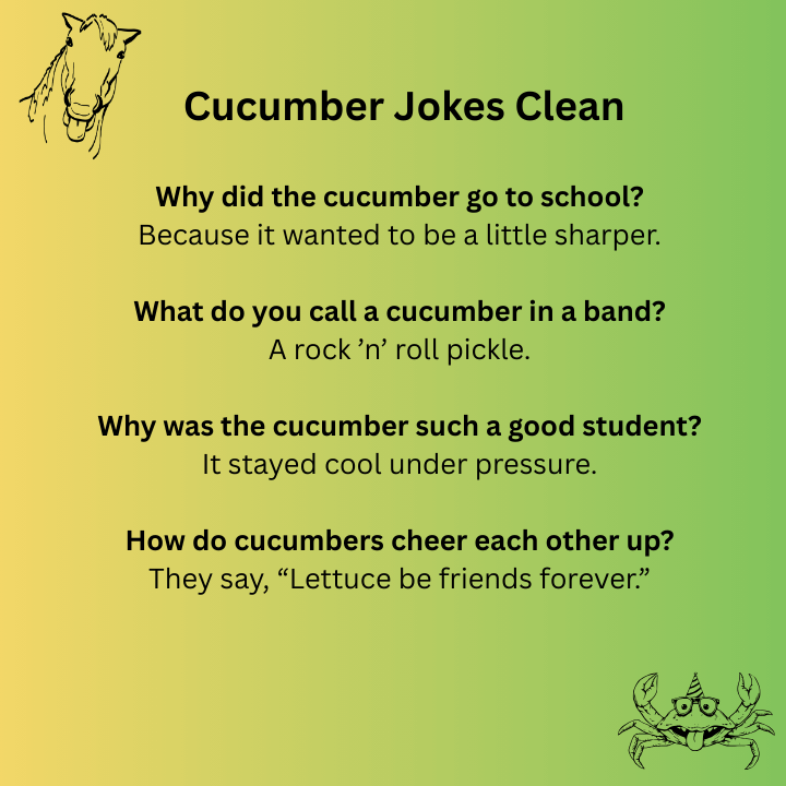 Cucumber Jokes Clean