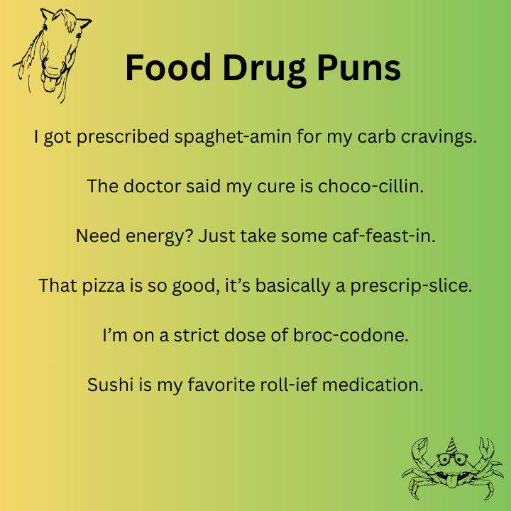 Food Drug Puns 