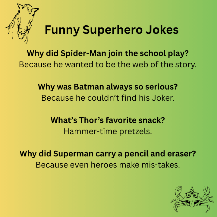 Funny Superhero Jokes