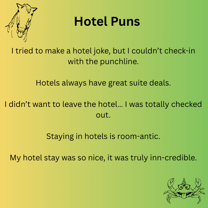 Hotel Puns