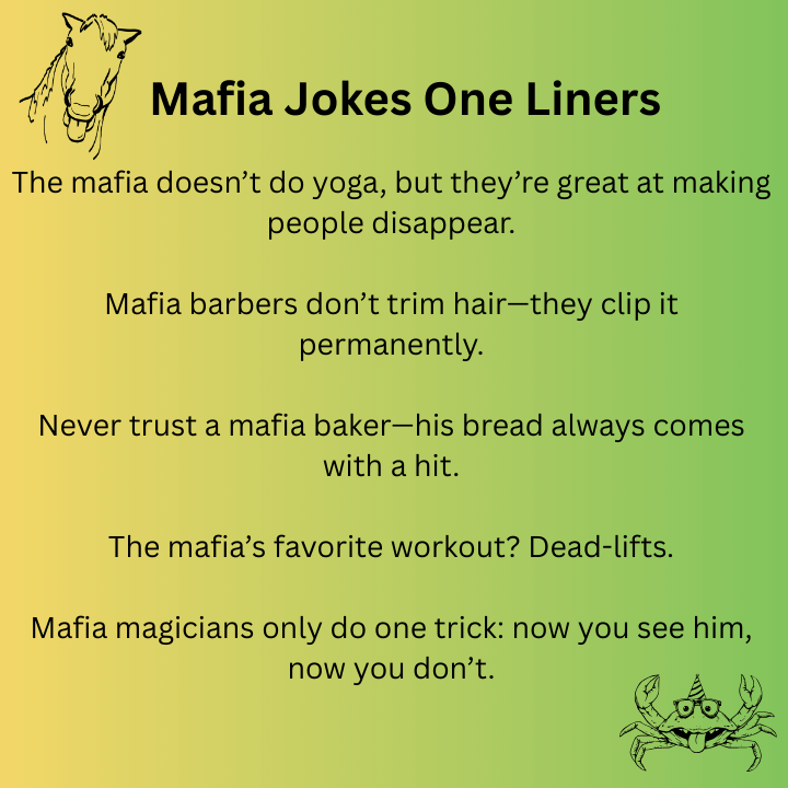 Mafia Jokes One Liners