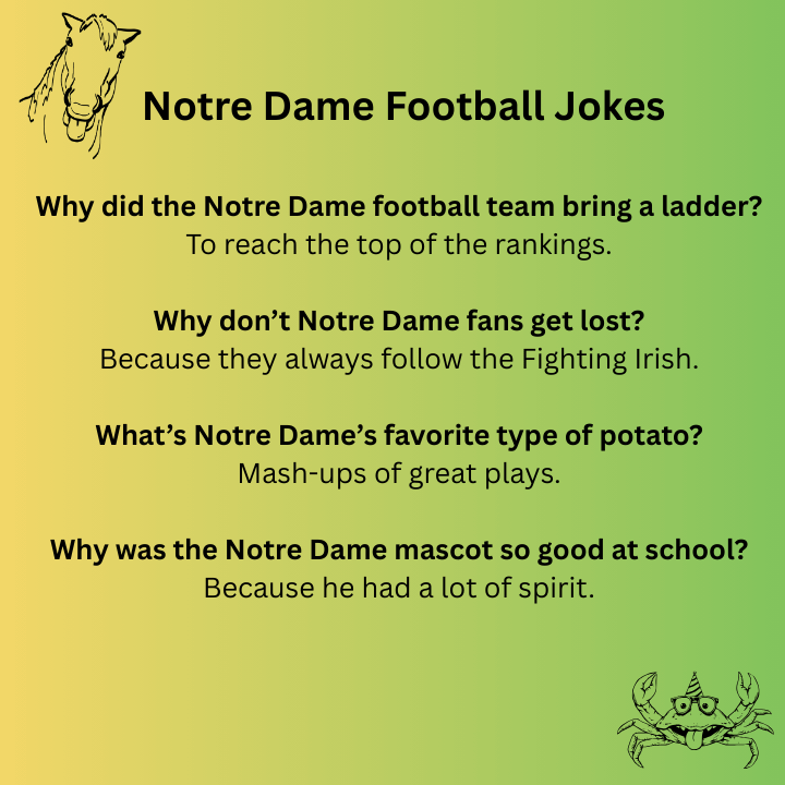 Notre Dame Football Jokes