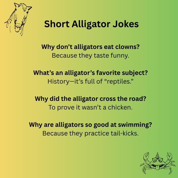 Short Alligator Jokes