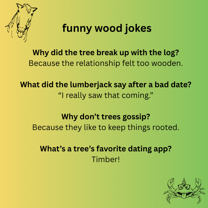 funny wood jokes
