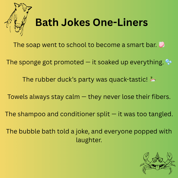Bath Jokes One-Liners