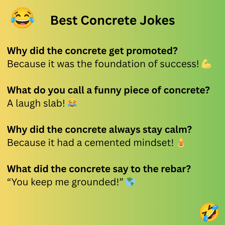 Best Concrete Jokes