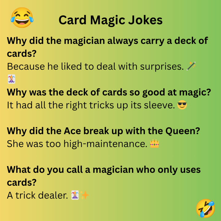 Card Magic Jokes
