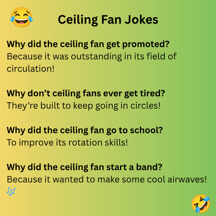 Ceiling Fan Jokes 