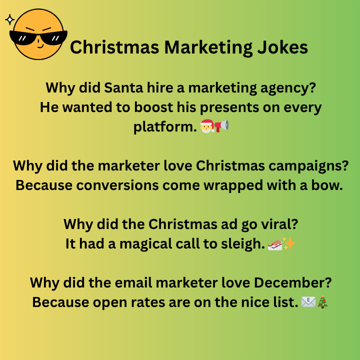 Christmas Marketing Jokes