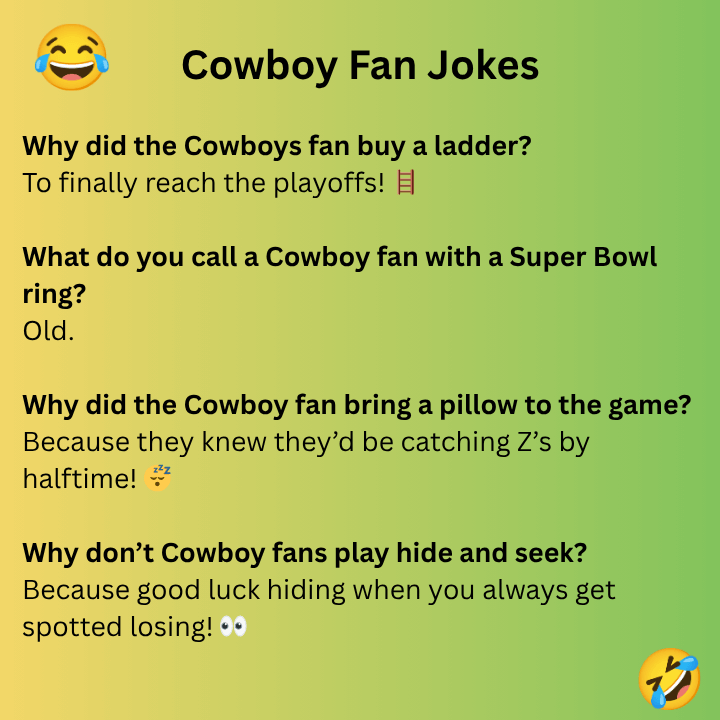 Cowboy Fan Jokes