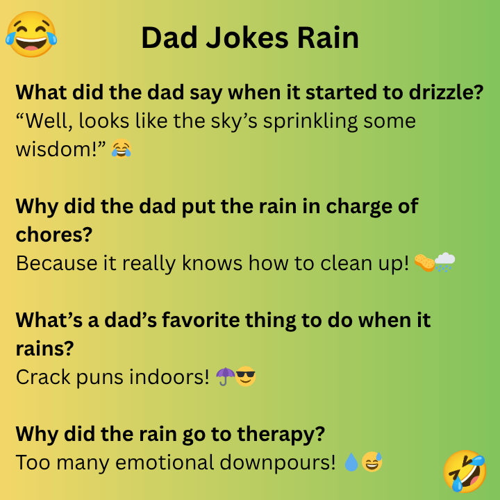 Dad Jokes Rain