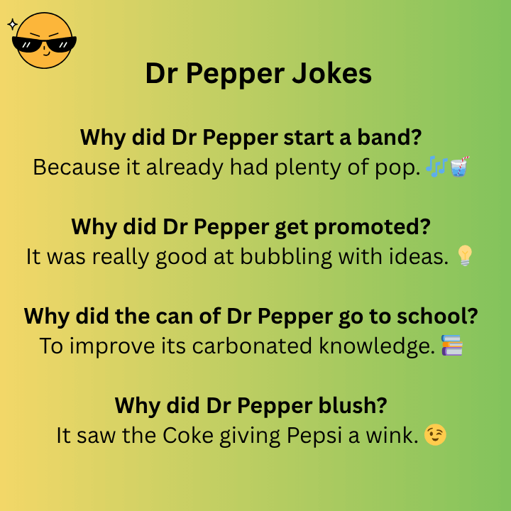 Dr Pepper Jokes