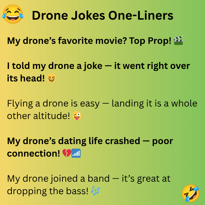 Drone Jokes One-Liners