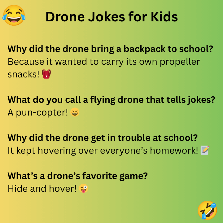 Drone Jokes for Kids