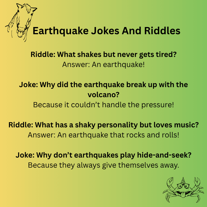 Earthquake Jokes And Riddles
