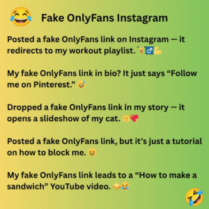 Fake OnlyFans Link Jokes That’ll Break the Internet!
