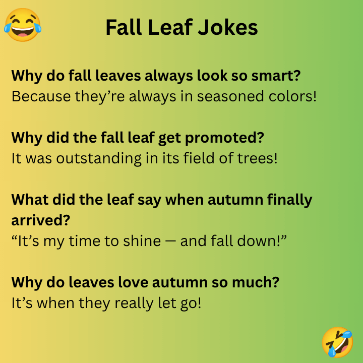 Fall Leaf Jokes