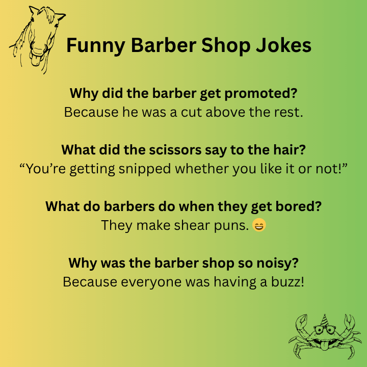 Funny Barber Shop Jokes