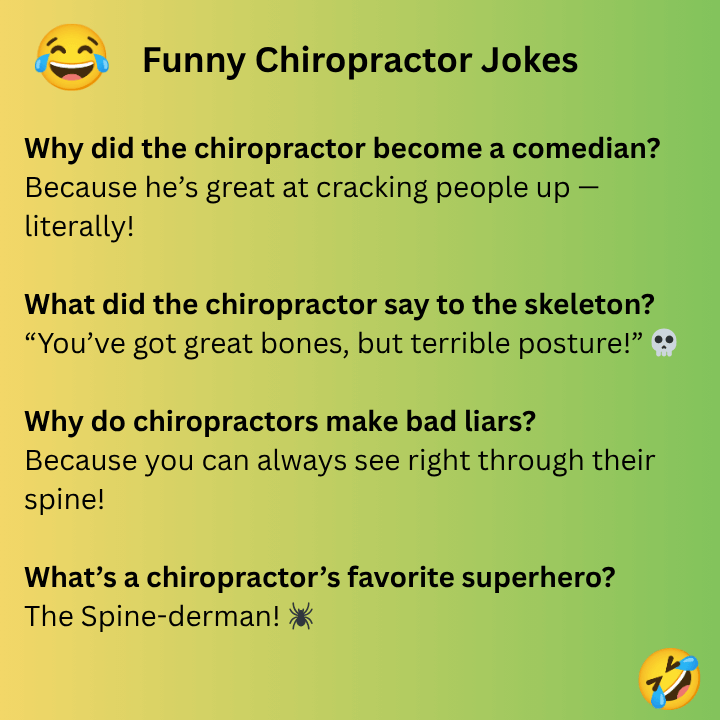 Funny Chiropractor Jokes 