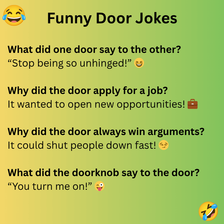 Funny Door Jokes
