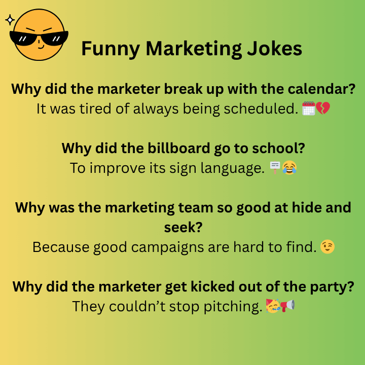 Funny Marketing Jokes