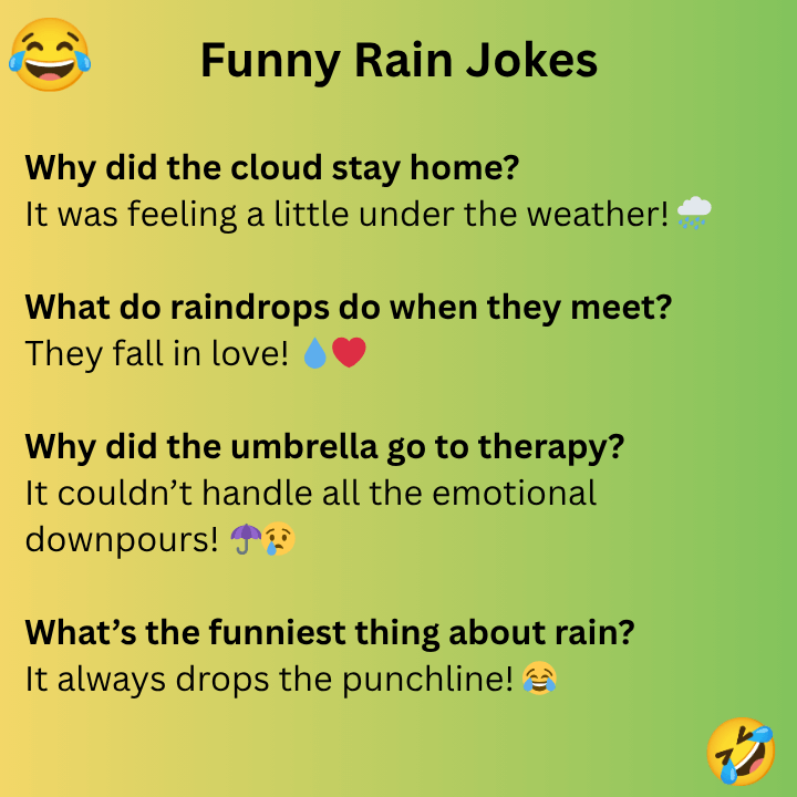 Funny Rain Jokes