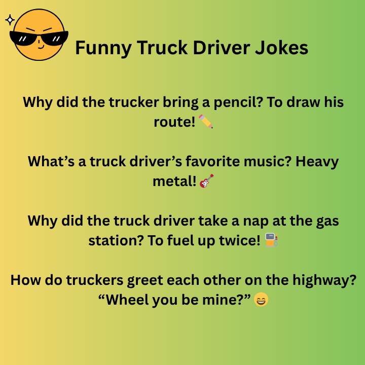 Funny Truck Driver Jokes
