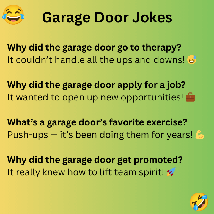 Garage Door Jokes