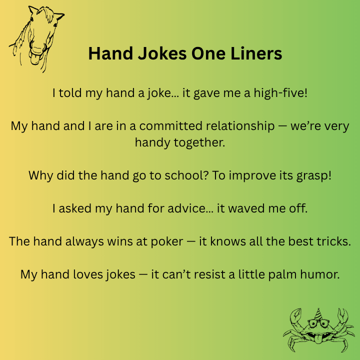 Hand Jokes One Liners