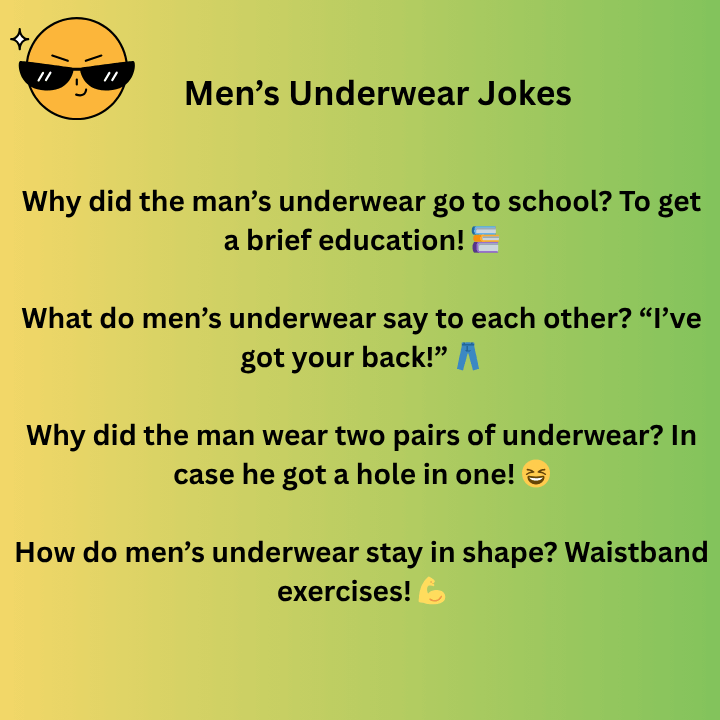 Men’s Underwear Jokes