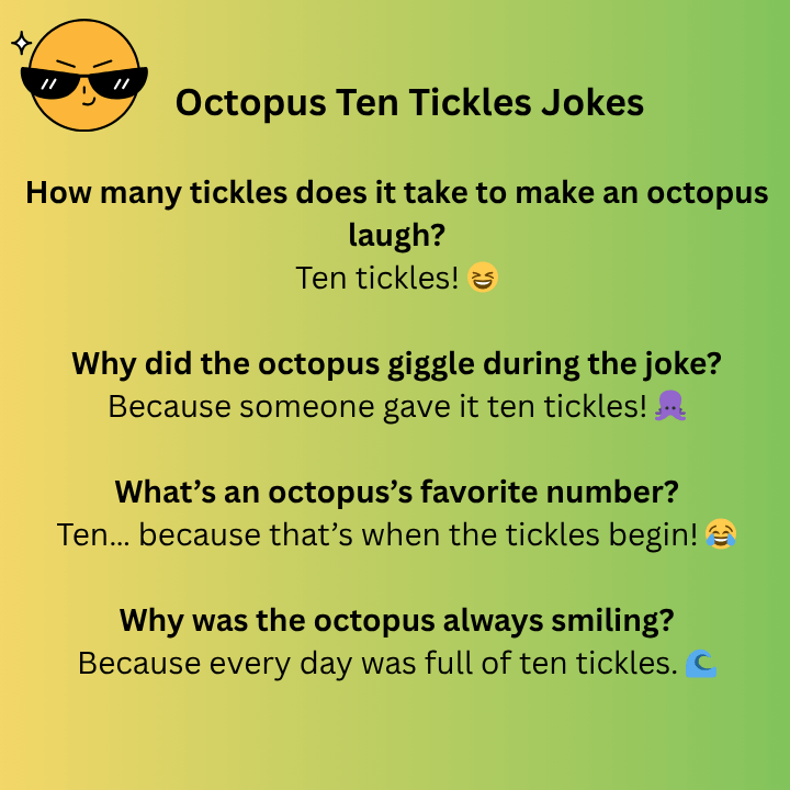 Octopus Ten Tickles Jokes