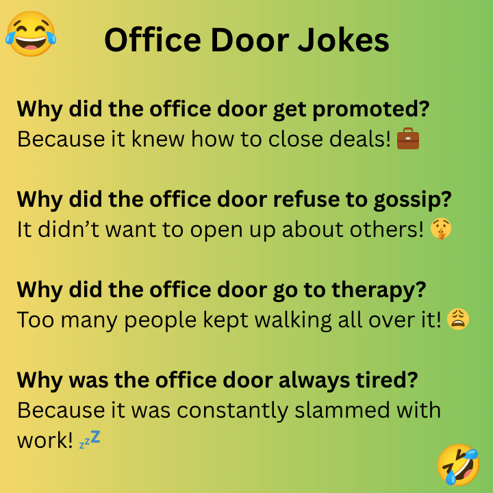 Office Door Jokes