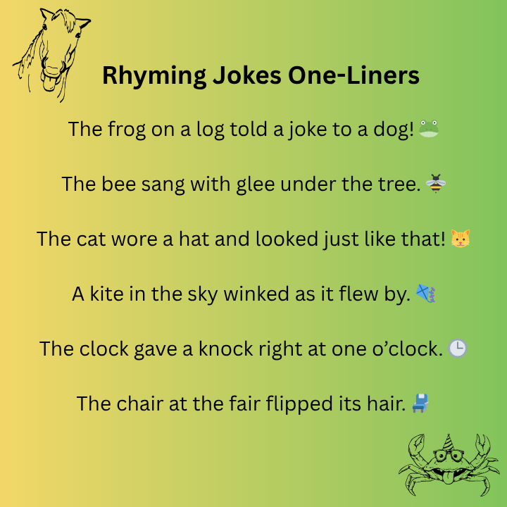 Rhyming Jokes One-Liners