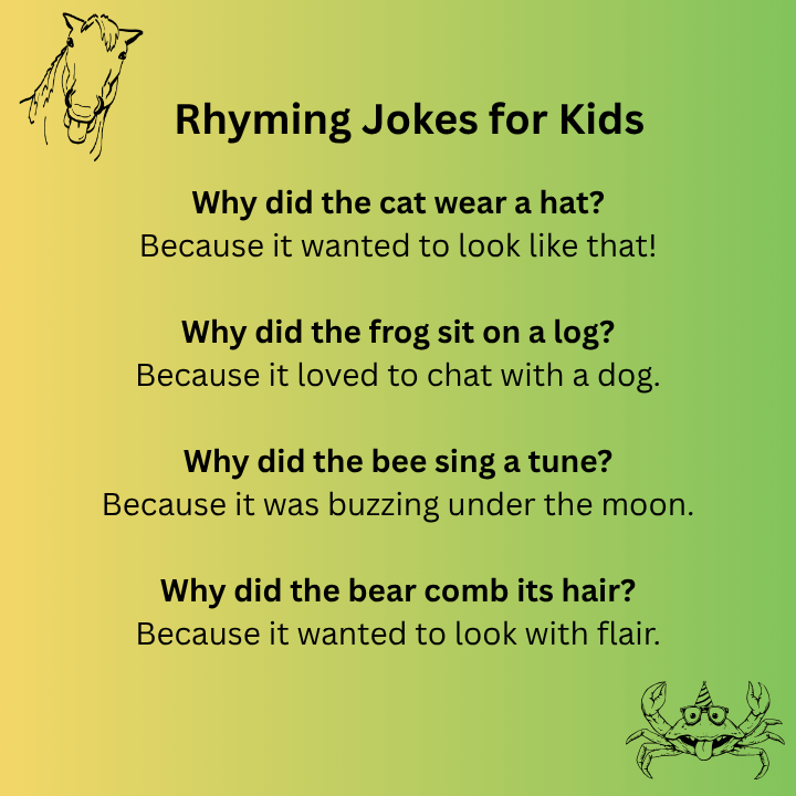 Rhyming Jokes for Kids