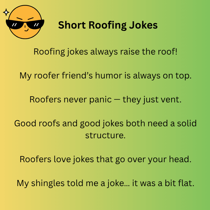 Short Roofing Jokes
