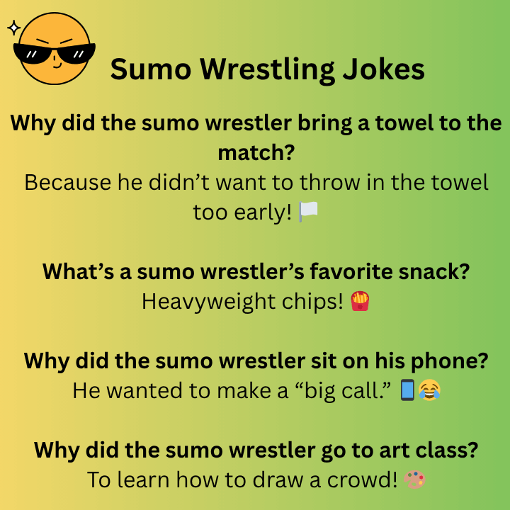 Sumo Wrestling Jokes