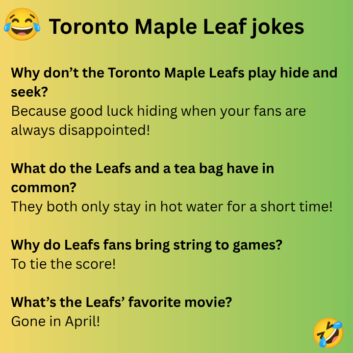 Toronto Maple Leaf jokes
