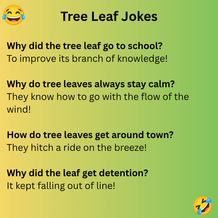 Tree Leaf Jokes