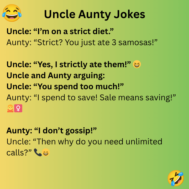 Uncle Aunty Jokes
