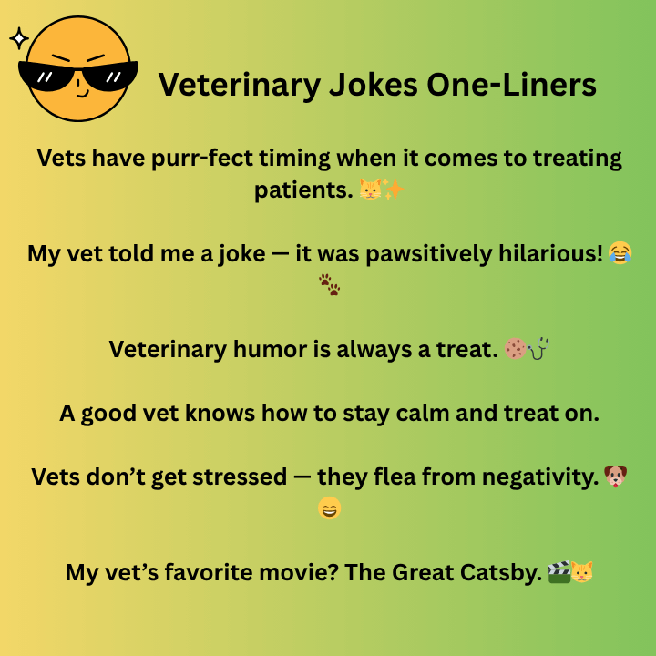Veterinary Jokes One-Liners