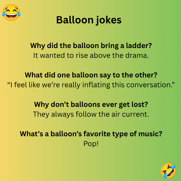 Balloon jokes
