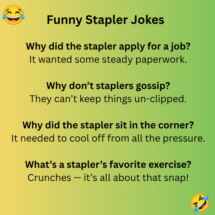 Funny Stapler Jokes