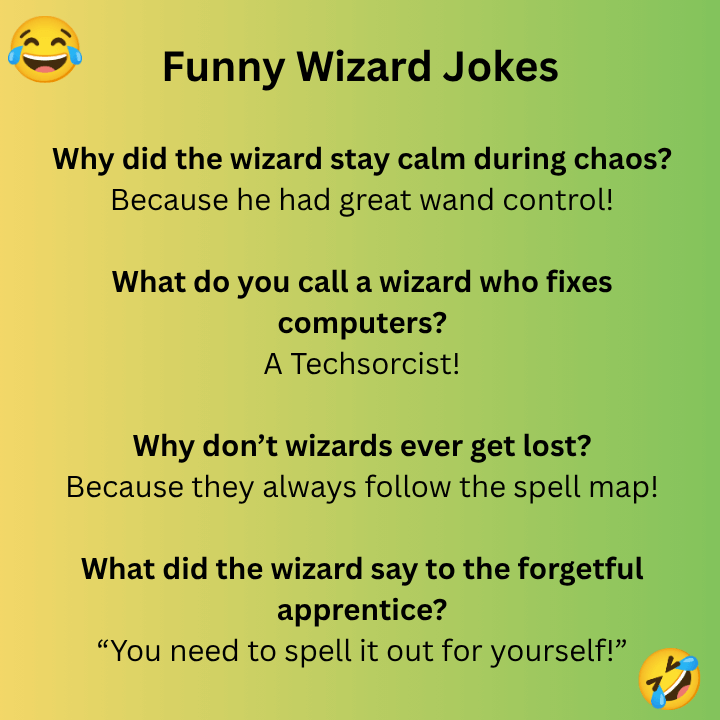 Funny Wizard Jokes